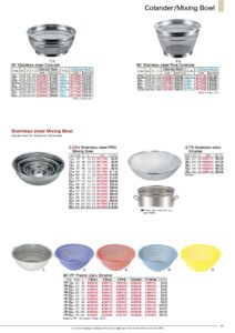 Colander And Mixing Bowl Series