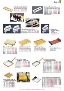 Sushi Mold,Board And Omelette Pan Series etc.