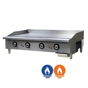CP-G48-TH Heavy duty Thermostat Griddle with safety valve