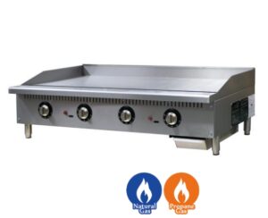 CP-G48-TH Heavy duty Thermostat Griddle with safety valve
