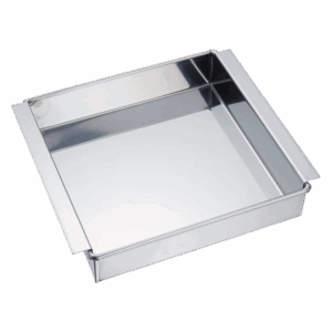 2-017-11 NAGASHIKAN STAINLESS STEEL EGG TOFU MOLD WITH REMOVABLE INNER TRAY