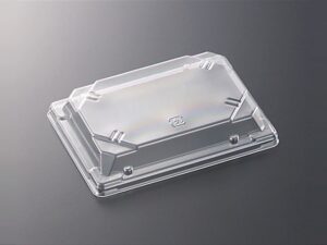 2-082-16 TAIKO CF Sushi Tray 0.8 Outer-Lock Lid