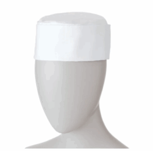 2-090-12 TAIKO Sushi Chef Hat (White)
