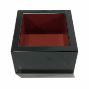 2-073-13 TAIKO Deluxe Sake Cup Black Inside Red