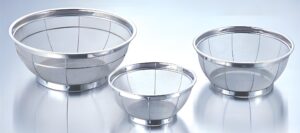 2-018-02 TAIKO S/S Shallow Rice Colander