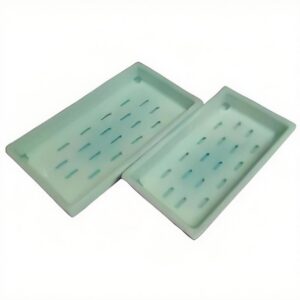 2-035-10 TAIKO Celadon Style Sushi Neta Plate w/Water Catcher
