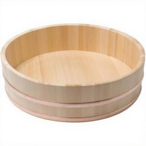 2-080-01 TAIKO Large Sushi Rice Mixing Bowd “Hangiri”
