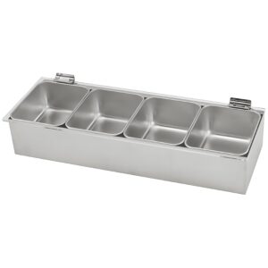 EBM Stainless steel Yakumi Pan 4 inserts with hinge cover