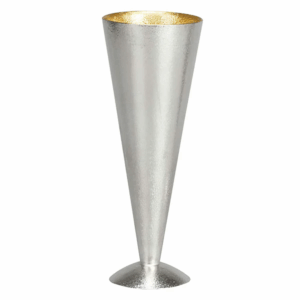 Tin Champagne Glass Gold