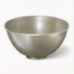 Heat resistant silver colored Asuka grain pattern Ramen bowl