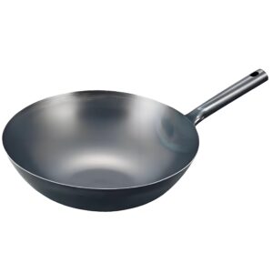 EBM Iron Blue Temper Press Peking Style Wok