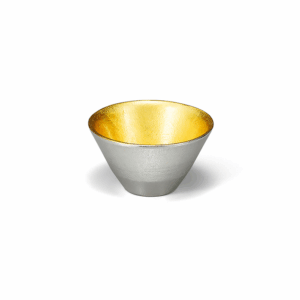 Tin Sake Cup KIKI II Gold 40cc 511260